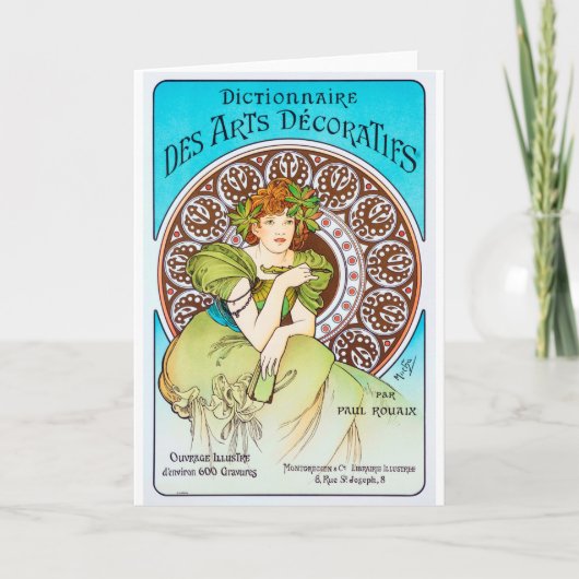 Carte Alphonse Mucha (Devant)