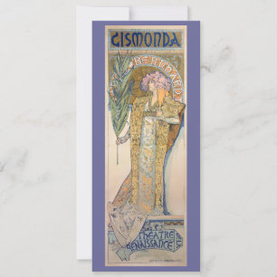 Carte Alphonse Mucha - Sarah Bernhard Peinture