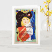 Carte Alsace libérée - Français (Fleur jaune)