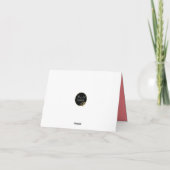 Carte Alstroemeria Anniversaire Voeux (Dos)