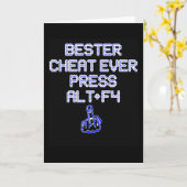 Carte ALT F4 Cheval (Fleur jaune)