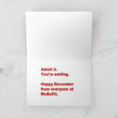 Carte alternative de vacances (Noël) pour des (Intérieur)