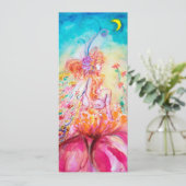 Carte ALTHEA /Fée Fantaisiste sur la Fleur Rose (Debout devant)