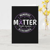 Carte Alzheimer Brain Awareness Support Memories Matter (Fleur jaune)