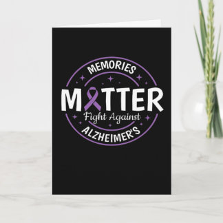 Carte Alzheimer Brain Awareness Support Memories Matter