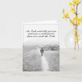 Carte Am Ende avec alles gut sein (Fleur jaune)