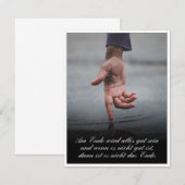 Carte Am Ende avec alles gut sein (Devant / Derrière)