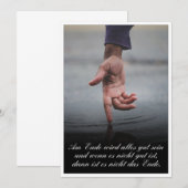 Carte Am Ende avec alles gut sein (Devant / Derrière)