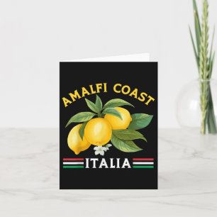 Carte Amalfi Coast Town Italie Lemons
