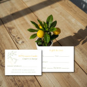 Carte Amalfi Lemon Chic