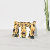 Carte Amant d'Airedale Terrier (Devant)