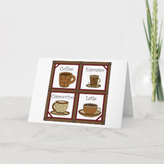 Carte Amant de café