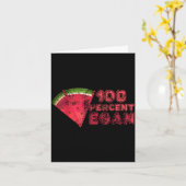 Carte amant de fruits de pastèque d'été 100 pour cent vé (Fleur jaune)