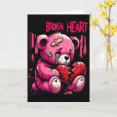 Carte Amant Perdant Goutte Blessure Cœur Brisé Douleur O (Fleur jaune)