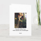 Carte Amants de ~ de printemps sur la peinture (Dos)