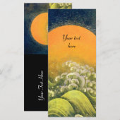 Carte AMATERASU, DÉESSE DU SOLEIL, jaune vert noir (Devant / Derrière)
