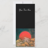 Carte AMATÉRASU, GODDESS SOLEIL, noir rouge (Dos)