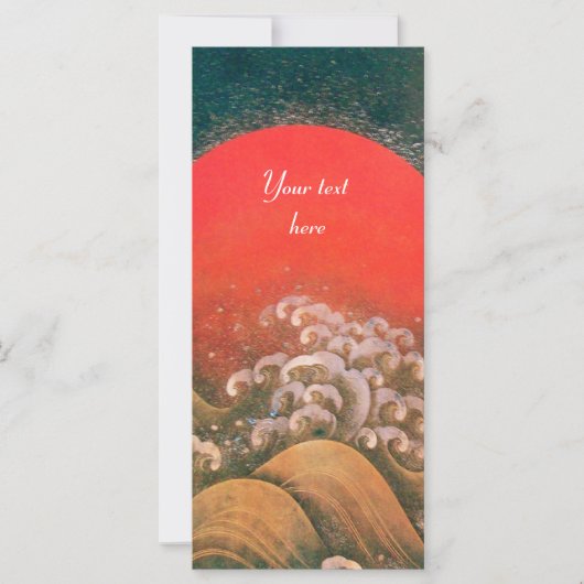 Carte AMATÉRASU, GODDESS SOLEIL, noir rouge (Devant)