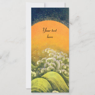 Carte AMATÉRASU, GODDESS SOLEIL, vert jaune noir