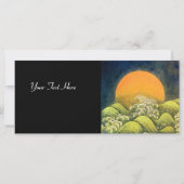 Carte AMATÉRASU, GODDESS SOLEIL, vert jaune noir (Dos)