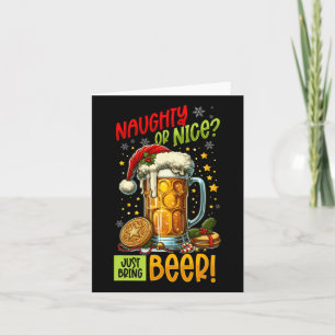 Carte Amateur de bière de Noël 