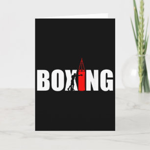 Carte Amateur de boxe Gym Boxeur Kickboxing Kickboxer En