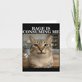 Carte Amateur de chat drôle drôle de chat qui fixe Meme 