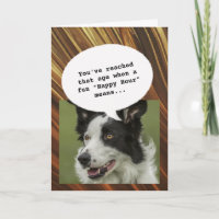 Amateur de chiens Happy Hour Obtenir vieux drôle A