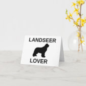Carte amateur de landseer (Fleur jaune)