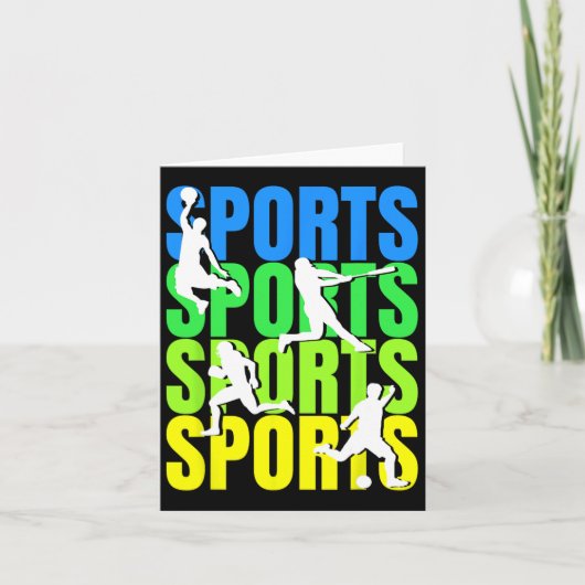 Carte Amateur de sports multiples - Basketball Baseball (Devant)