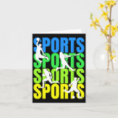 Carte Amateur de sports multiples - Basketball Baseball (Fleur jaune)