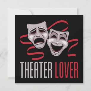 Carte Amateur de Théâtre de Comédie et de Tragédie