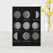 Carte Amateur d'espace Astronomie Adulte Hobby Lune Luna (Fleur jaune)