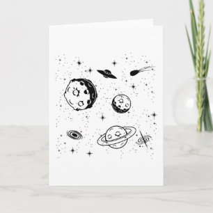 Carte Amateur d'espace Astronomie Adulte Passionné d'Esp