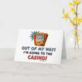 Carte Amateurs de casino (Fleur jaune)