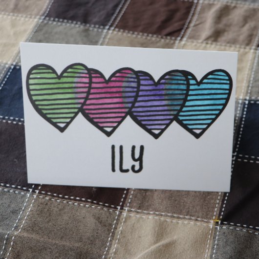 Carte Amateurs de coeur mignon rétro la Saint Valentin