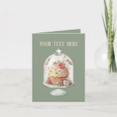 Carte Amateurs de cupcake mignon ajouter du texte (Devant)