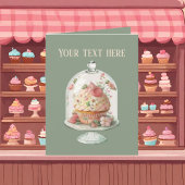 Carte Amateurs de cupcake mignon ajouter du texte