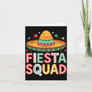 Carte Amateurs de fête, ambiance mexicaine, Cinco de Fie