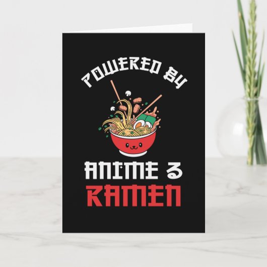 Carte Amateurs de Ramen & Anime | Cadeau parfait (Devant)