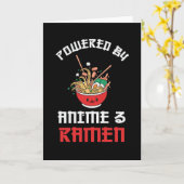 Carte Amateurs de Ramen & Anime | Cadeau parfait (Fleur jaune)