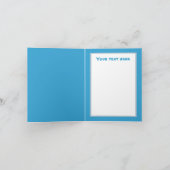 Carte Amateurs de requins cool ajouter du texte (Intérieur)