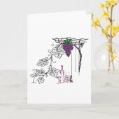 Carte Amateurs de vin blanc (Fleur jaune)