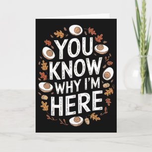 Carte Amateurs d'œufs de Thanksgiving drôles Vous savez