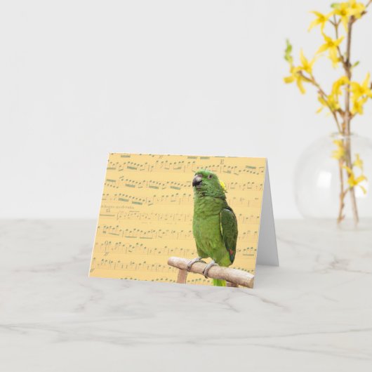 Carte Amazon Singing Small Note (Fleur jaune)
