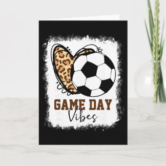 Carte Ambiance de jour de match de football décolorée Ma