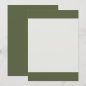 Carte Ambre massif couleur Sherwood (Devant / Derrière)