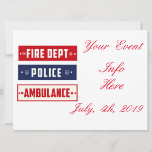 Carte Ambulance de police des incendies Thunder_Cove