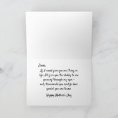 Carte Âme sœur, Lettre d'amour, Fête des mères (Intérieur)