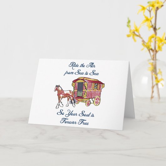 Carte Âme tzigane (Fleur jaune)